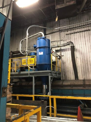 Pneumatic Conveyor for steel grit reclamation | CAPT-AIR