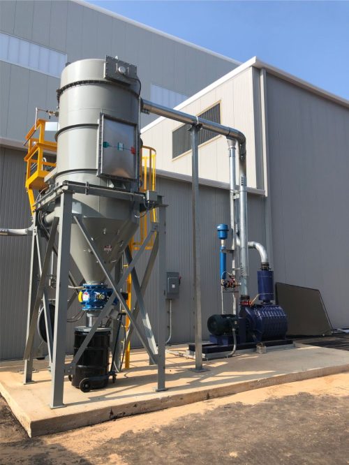 custom industrial vacuum system installed by Cpat-Air