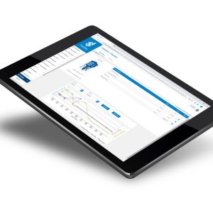 Donaldson iCue system monitoring on a tablet - Predictive Maintenance | Capt-Air